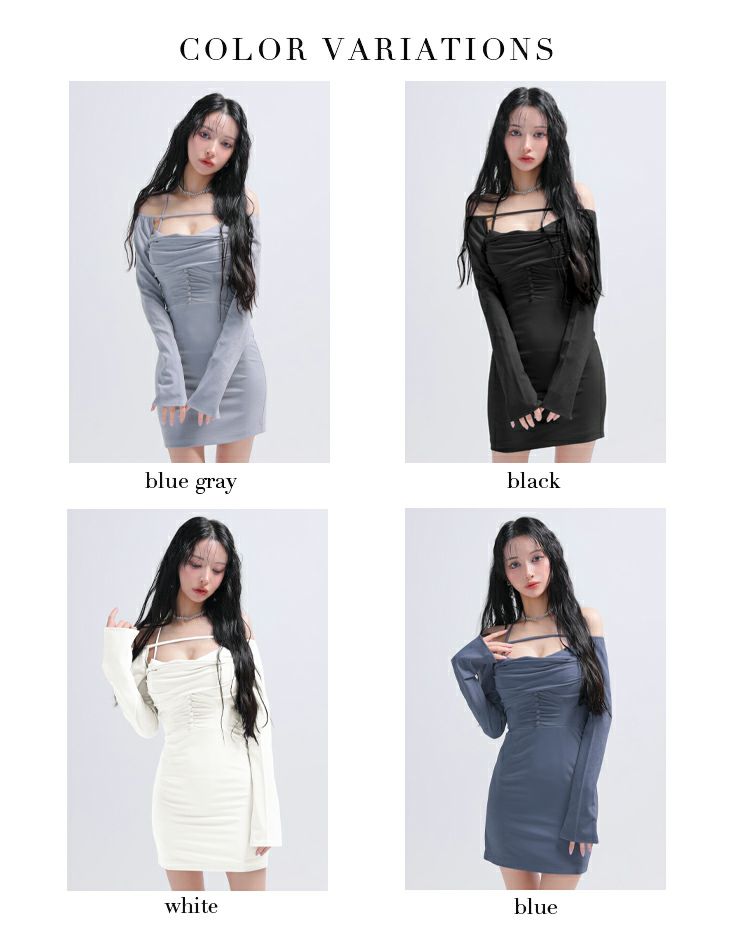 Glossy ローブドフルールグロッシー ボレロスエードホルタータイトミニキャバドレス gl3938