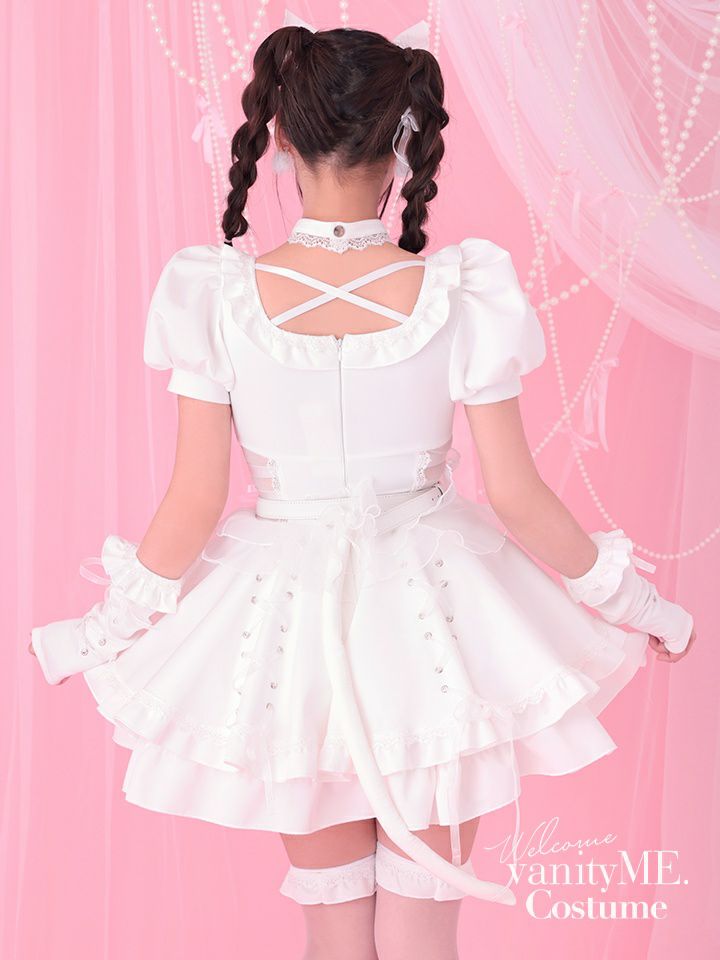 【10点セット】Malymoon マリームーン ティンクヴェールキャットメイド [ブラック/ホワイト] mlcs25132