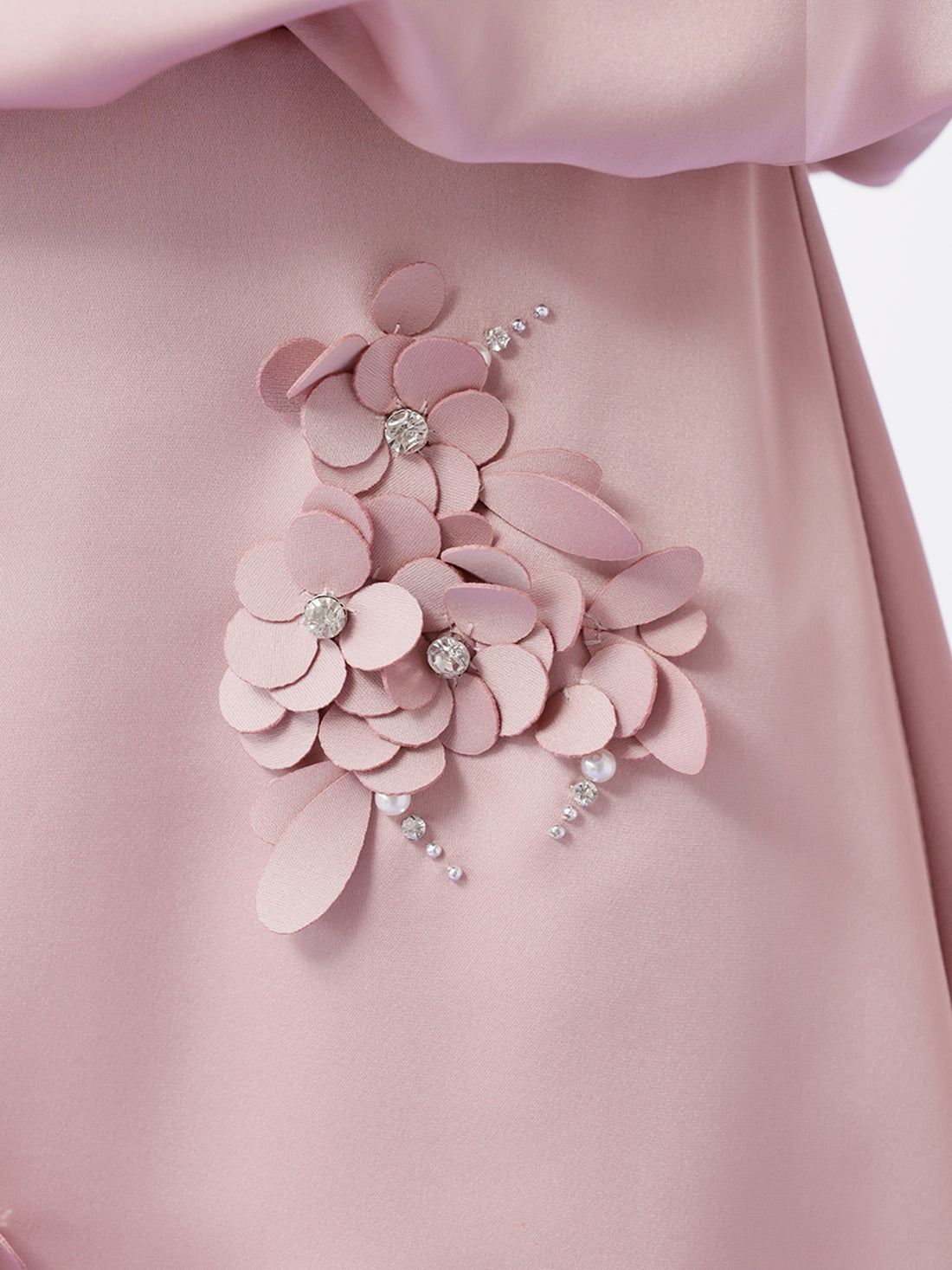 AngelR エンジェルアール スタンドネックフラワーレースサテンウエストマークAラインフレアマイクロミニドレス ar26803-ks