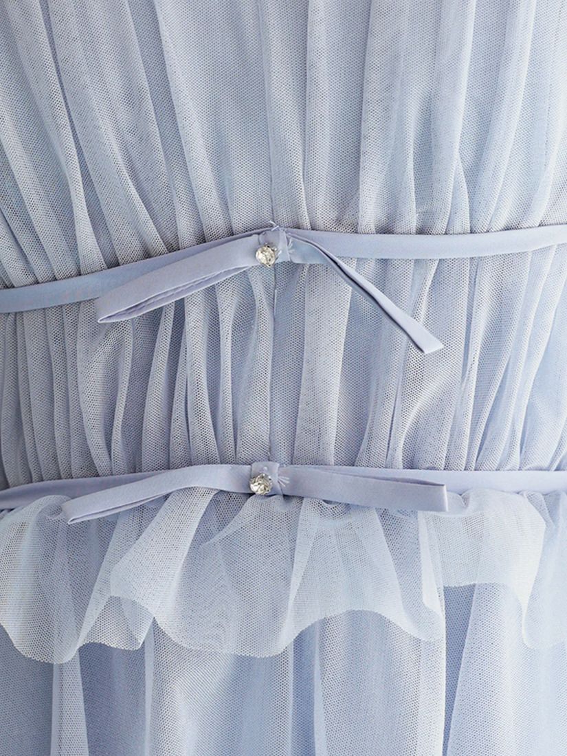 AngelR エンジェルアール ベアトップフリルビジューチェーンウエストリボンフレアマイクロミニドレス ar26804